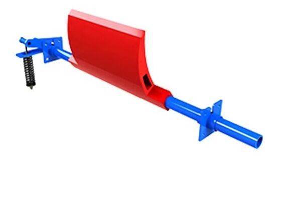 Heavy Duty Polyurethane Belt Scraper Aggregate Plant Conveyor Cleaning Equipment