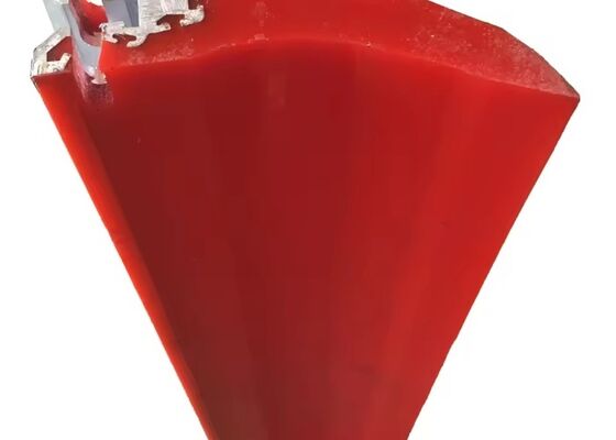Mining Conveyor Belt Scraper Flexible PU Blade Long Service Life Industrial Design