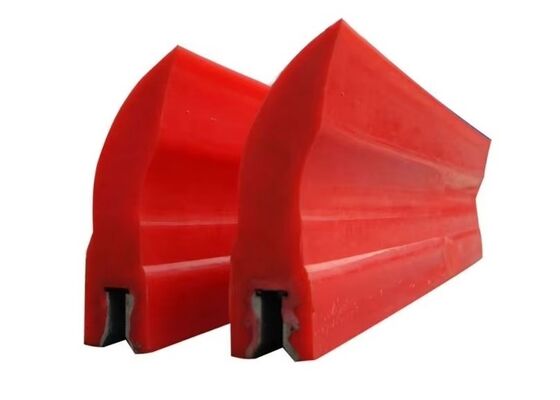 Heavy Duty Conveyor Belt Cleaner PU Scraper Long Lasting Blade Quarry Industry Use