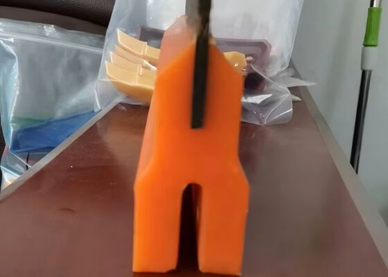 Polyurethane Belt Cleaner Secondary Scraper Blue PU Blade High Wear Resistance Conveyor
