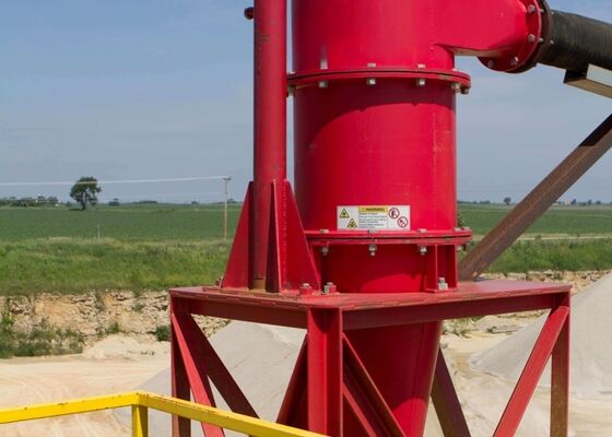 PU Hydrocyclone Separator For Sand Washing Plant Abrasion Resistant Cyclone Equipment
