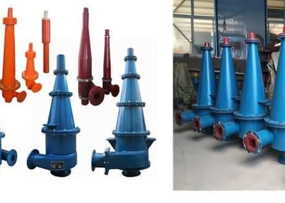 Industrial Hydrocyclone Separator Wear Resistant PU Cyclone For Gold Mining Processing Plant