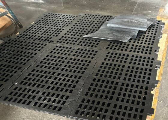 Modular Rubber Screen Panel for Mineral Processing Applications