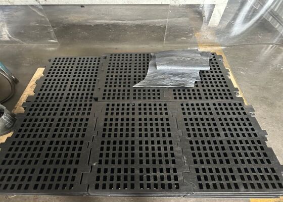 Corrosion Resistant Rubber Screen Deck for Wet Screening Systems