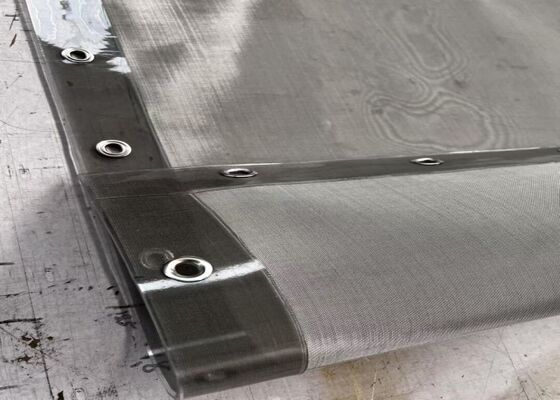 HUATAO Industrial Grommet Screen 304L Stainless Steel Folded Edge High-Temp Resistant