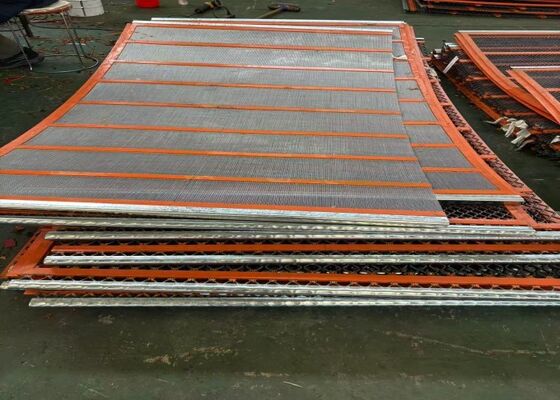 Mining Self Cleaning Screen Mesh for Sticky Material Separation