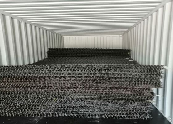 Heavy Duty High Manganese Steel Crimped Wire Screen Mesh for Aggregate Processing