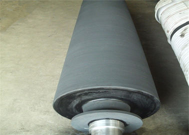 Rubber Paper Making Machine Parts Grooved Press Roll For Paper Mill
