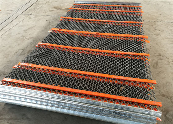 Anti Blocking Self Cleaning Steel Screen Mesh with Round Wavy Wires for Mining Industry