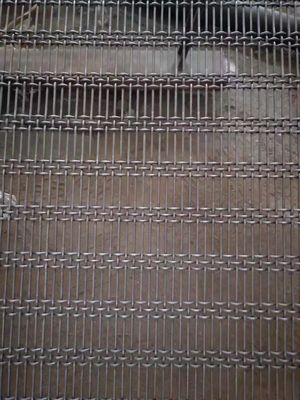 Poly Ripple Rectangular Shape Aperture Vibrating Screen Wire Mesh with Minimum 3mm Aperture for Mine and Quarry