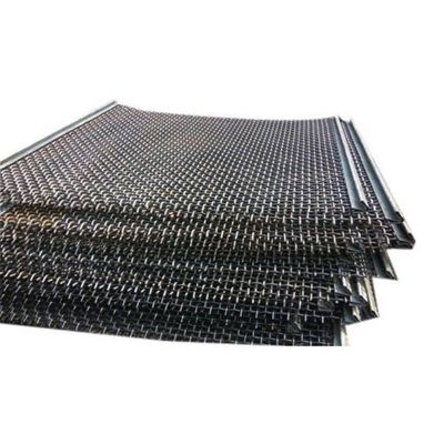 High Manganese 65Mn Vibrating Screen Mesh with Abrasion and Wear Resistance for Mining in Various Weaving Types