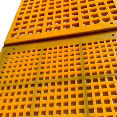 Square Polyurethane Screen Panel with Hooks for Wear Resistance in Mining and Quarry Applications