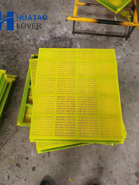 Orange MDI and TDI 0.125mm Aperture PU Dewatering Screen Mesh