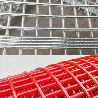 3mm 사각형 빨간색 PU 코팅 투플렉스 스크린