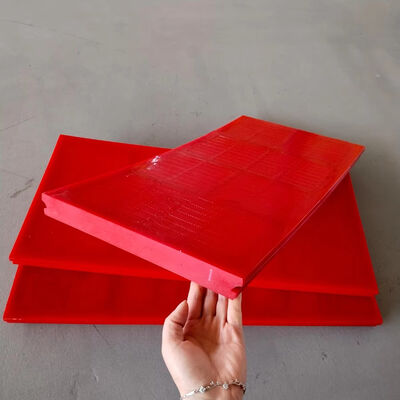 WS 85 폴리우레탄 진동 스크린 305x610mm 산 저항성, 0.1mm 이음매, 금광 탈수용