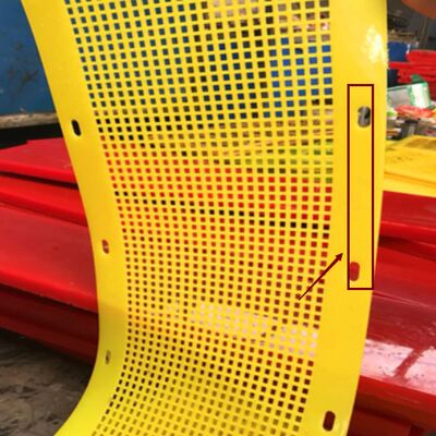 Polyurethane Flip-Flop Screen Panel 12mm Holes 8mm Thickness
