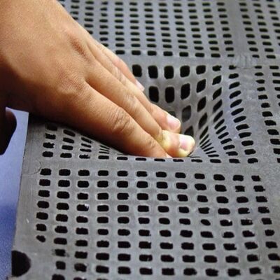 시빙 60 * 12mm 고무 스크린 패널 교체 광업용 Multotec