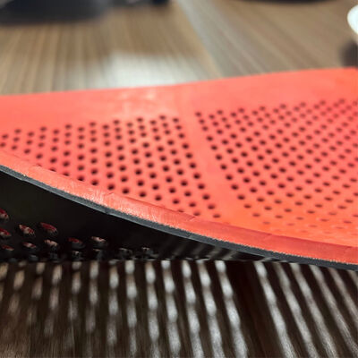 8mm 두께 막힘 방지 고무 스크린 매트 (직사각형 구멍, 건식/습식 스크리닝용)