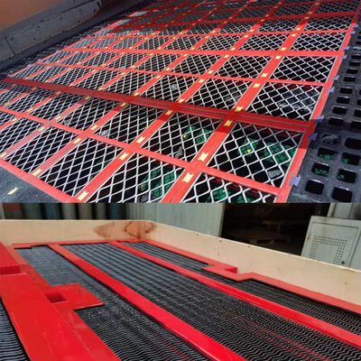 고강성 폴리 리플 자체 청소 와이어 맷