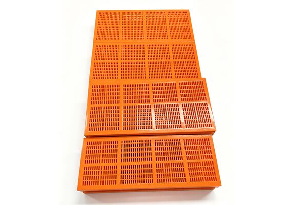 광산 장비 데크용 해머 인 핀 고정 장치와 함께 폴리우레탄 모듈 패널
