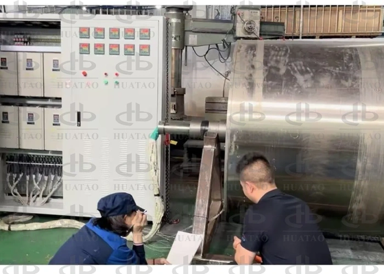 리튬 부품 및 부직포 핫 프레스용 전체 길이 균일한 열 확산 유도 가열 롤러