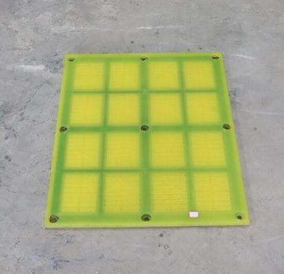 폴리우레탄 진동 스크린 메쉬 탈수 패널 (미세 모래 재활용용, 305x305mm 크기, 0.125mm 개구부)