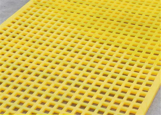 다양한 패널 크기 모듈식 폴리우레탄 스크린 메쉬 (강철 프레임 내장, 석탄 세척용)